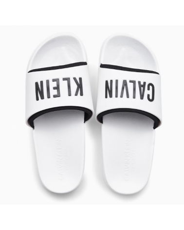 Chanclas Unisex Calvin Klein - COLOR: blanco, negro, azul, verde, marino;  COLOR Blanco TALLAS 37/38