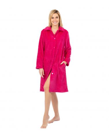 Bata Señora Devorado Lohe Y221304 TALLAS: m, l, xl; COLOR: fucsia Temporada: i23 - Toda la lencería de noche de mujer