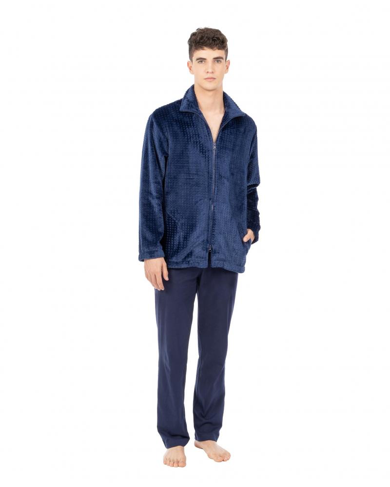 Y225477 CHAQUETA LOHE FRANELA TALLAS: s, m, l, xl, xxl; COLOR: marino Temporada: i23 -   - PEPI GUERRA