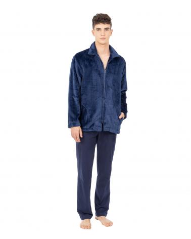 Y225477 CHAQUETA LOHE FRANELA TALLAS: s, m, l, xl, xxl; COLOR: marino Temporada: i23 -   - PEPI GUERRA