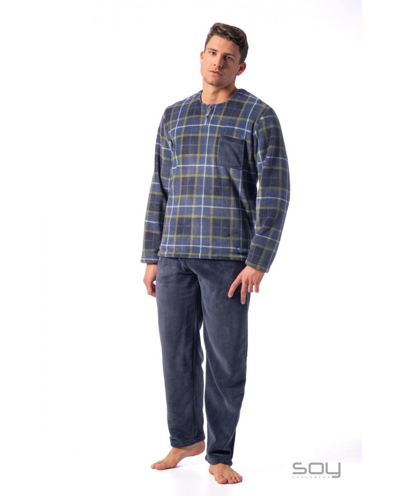 PIJAMA CABALLERO SOY CORALINA CUADROS 222634