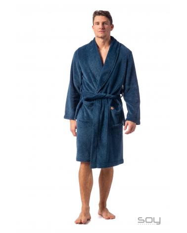BATA CRO LARGA CRUZADA SOY LISA 222648 TALLAS: m, l, xl, xxl; COLOR: azul Temporada: i23 - Hombre Ropa Interior y baño