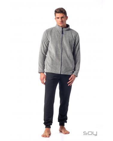 CHAQUETA CREMALLERA CABALLERO SOY 222646 COLOR: gris, azul; TALLAS: m, l, xl Temporada: i23 - Hombre Ropa Interior y