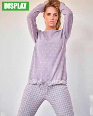 P721240 PIJAMA MUJER MASSANA PUNTO MILANO TALLAS: s, m, l; COLOR: unico Temporada: i23 - Toda la lencería de noche de