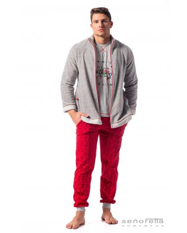 PIJAMA HOMBRE FAMILY SEÑORETTA TALLAS: m, l, xl; COLOR: unico Temporada: i23 - Hombre Ropa Interior y baño Online  -