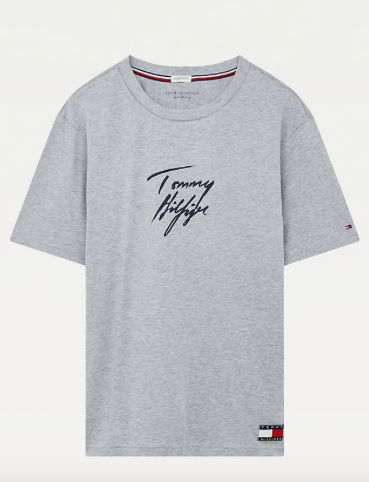 Camiseta Tommy Hilfiger Organic cotton logo COLOR: gris; TALLAS: s, m, l Composición: algodón - BAÑO  - PEPI GUERRA
