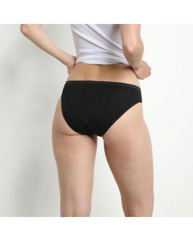 D0BDS BRAGA DIM MENTRUSL FLUJO+ TALLAS: s, m, l; COLOR: negro Temporada: i23 - Todas las braguitas mujer online  - PEPI