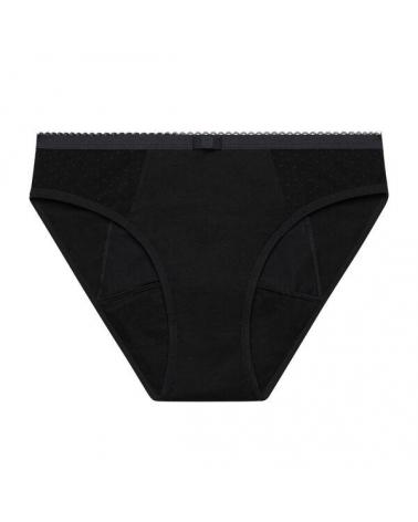 D0BDS BRAGA DIM MENTRUSL FLUJO+ TALLAS: s, m, l; COLOR: negro Temporada: i23 - Todas las braguitas mujer online  - PEPI