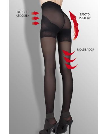 PANTY PUSH UP 40D TALLAS: m, l, xl; COLOR: negro, tostado Temporada: invierno 2012 - Todas las medias y calcetines de