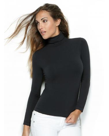 NEVADA CAMISETA SRA M/L CUELLO VUELTO