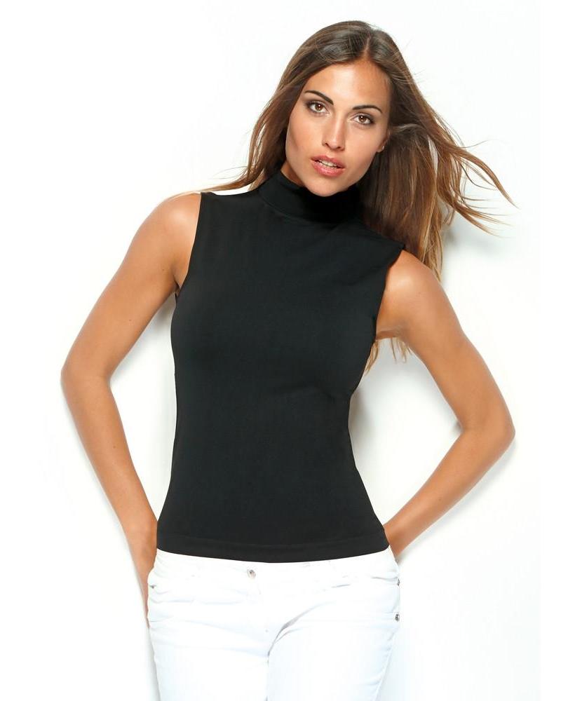 LOS ANGELES CAMISETA SRA S/M C/ALTO LICRA COLOR: blanco, negro, fango, cedro, viola, ciliegia, cafe; TALLAS: s/m, m/l