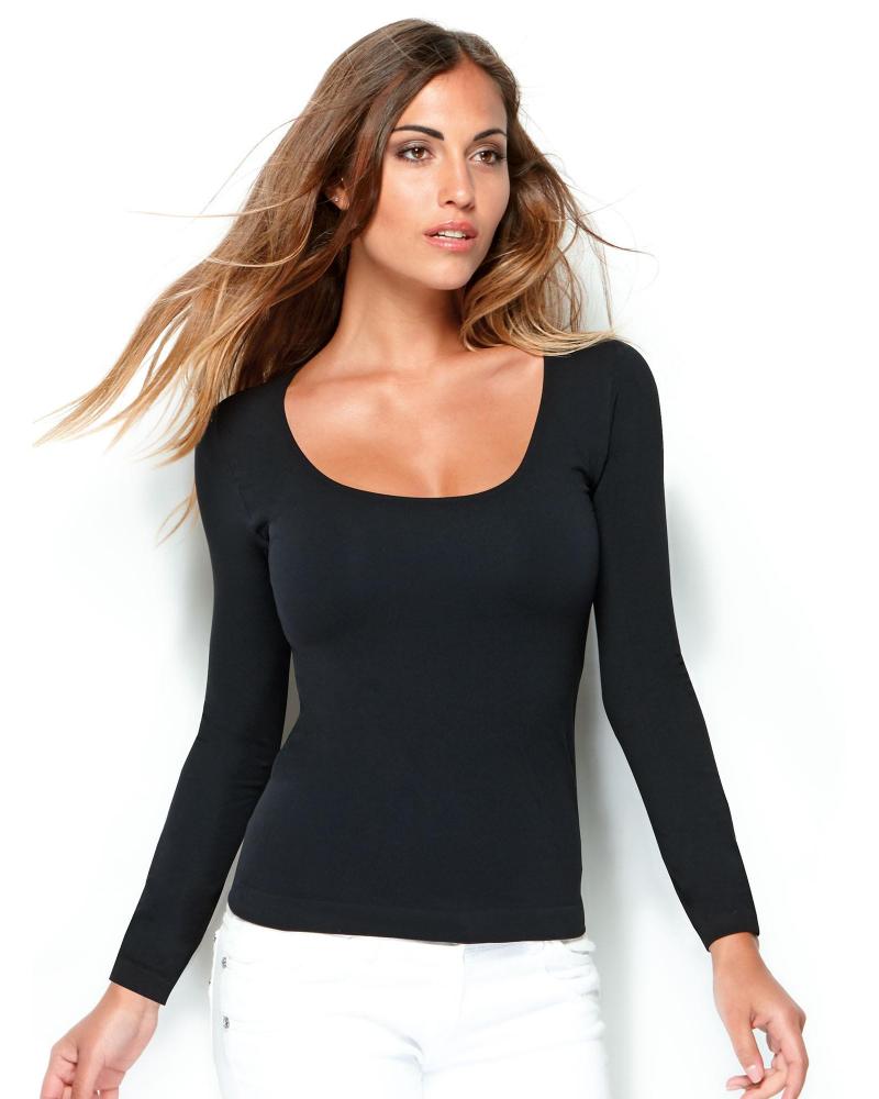 CAMISETA SRA dakota M/L C/REDN.