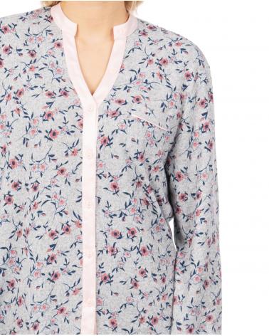 Y221196 CAMISON SRA LOHE FLORES TALLAS: m, l, xl, xxl; COLOR: unico Temporada: i23 - Toda la lencería de noche de mujer