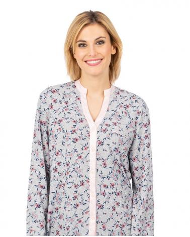Y221196 CAMISON SRA LOHE FLORES TALLAS: m, l, xl, xxl; COLOR: unico Temporada: i23 - Toda la lencería de noche de mujer