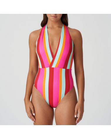 Bañador Halter Marie Jo colección Tenedos TALLAS: xs, s, m, l; COLOR: naranja  -   - PEPI GUERRA