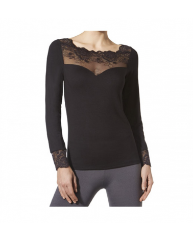 CTA. M/L CC GRETA TALLAS: m, l, xl; COLOR: negro Temporada: inv18 - Descubre todas las Camisetas y Bodys interiores de
