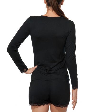 ENA2006 CAMISETA PIJAMA SRA COLOR: gris, rojo, negro, kaki, bm, gris/noir, nacre, noir; TALLAS: s, m, l, xl, xxl, 3xl