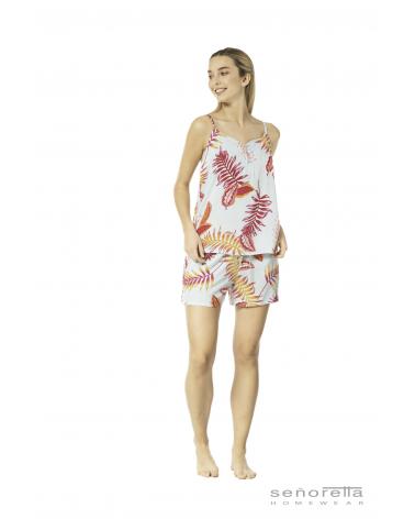 CAMISETA TIRANTE SRA SEÑORETTA FLORES 231309 TALLAS: l, xl; COLOR: unico Temporada: summer 23 -   - PEPI GUERRA