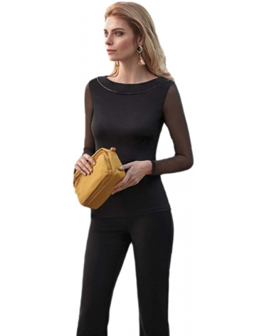 cta. m/l vinyl m. janira TALLAS: m, l, xl; COLOR: negro Temporada: inv2020 - Descubre todas las Camisetas y Bodys