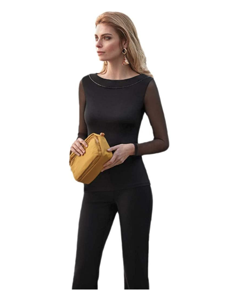 cta. m/l vinyl m. janira TALLAS: m, l, xl; COLOR: negro Temporada: inv2020 - Descubre todas las Camisetas y Bodys