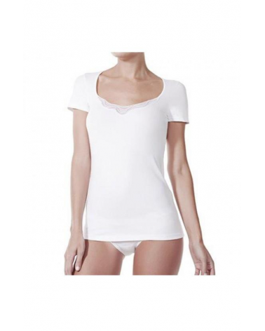 CTA M/C JULIETA COLOR: blanco; TALLAS: m, l, xl Temporada: inv17 - Descubre todas las Camisetas y Bodys interiores de