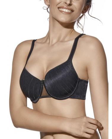 SUJETADOR VANESA SELENE COPA C COLOR: negro, marrón, tierra; TALLAS: 90, 95, 100, 105, 110 Temporada: invierno 2012 -