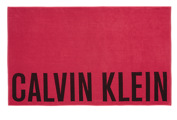 Toalla Playa Calvin Klein COLOR: rojo, negro; TALLAS: talla unica  - BAÑO  - PEPI GUERRA