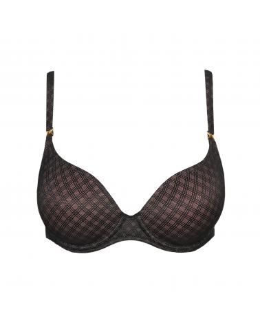 SUJETADOR ESCOTE CORAZÓN MARIE JO ''CHANNING'' COLOR: negro; TALLAS: 85b, 90b, 95b, 100b, 85c, 90c, 95c, 100c, 85d