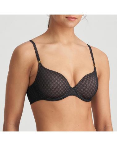 SUJETADOR ESCOTE CORAZÓN MARIE JO ''CHANNING'' COLOR: negro; TALLAS: 85b, 90b, 95b, 100b, 85c, 90c, 95c, 100c, 85d