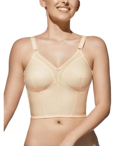 SUJETADOR LARGO DETRAS ELENA SELENE COLOR: tierra, transparro; TALLAS: 90, 95, 100, 105, 115, 110, 120 Temporada: