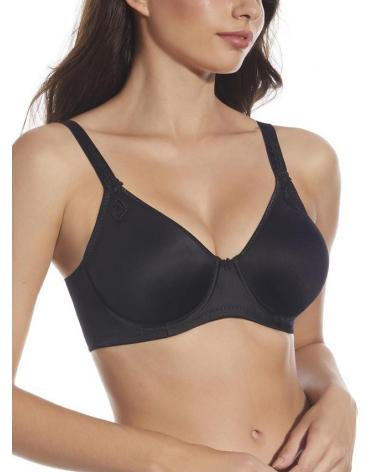SUJETADOR COPA C LISO BERTA SELENE COLOR: blanco, negro, tierra; TALLAS: 95, 100, 105, 110 Temporada: invierno 2012 -