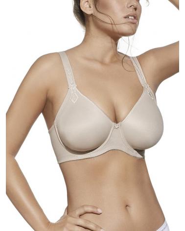 SUJETADOR COPA C LISO BERTA SELENE COLOR: blanco, negro, tierra; TALLAS: 95, 100, 105, 110 Temporada: invierno 2012 -
