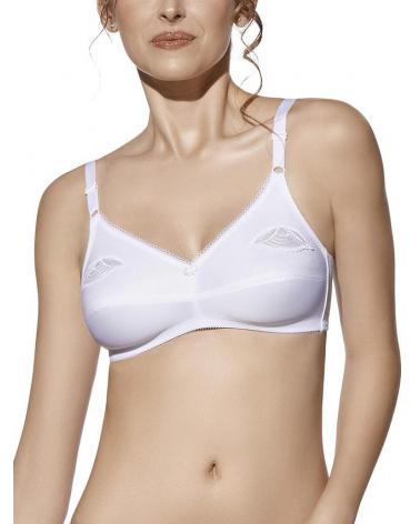 SUJETADOR SIN AROS FLOR SELENE COLOR: blanco, negro, tierra, trasparosa; TALLAS: 90, 95, 100, 105, 115, 110 Temporada: