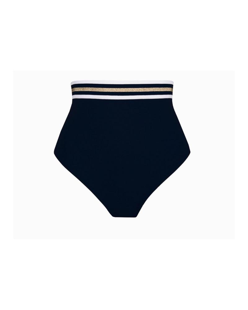BRAGA BIKINI RETRO LISE CHARMEL ''ENERGIE NAUTIQUE'' TALLAS: s, m, l, xl, xxl; COLOR: pacifique nautique  - Colección