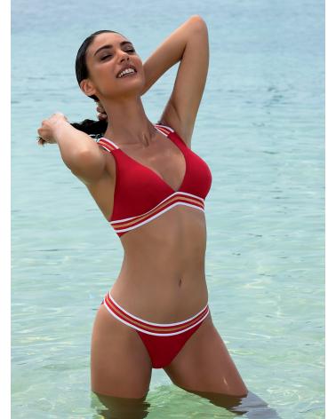 BRAGA BAJA BIKINI LISE CHARMEL ''ENERGIE NAUTIQUE'' TALLAS: s, m, l, xl, xxl; COLOR: pacifique nautique  -   - PEPI