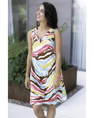 VESTIDO SIN MANGA SEÑORETTA 231181 TALLAS: xl, xxl, 3xl; COLOR: unico Temporada: summer 23 - Lencería Mujer Online  -