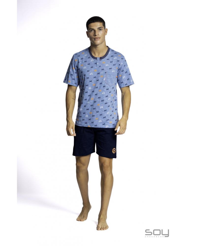 PIJAMA CABALLERO MARCA SOY CANGREJOS 231619