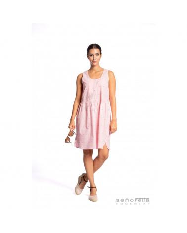 VESTIDO SEÑORETTA TAPETA RAYAS 231151 TALLAS: m, l; COLOR: unico Temporada: summer 23 -   - PEPI GUERRA