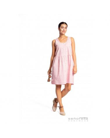 VESTIDO SEÑORETTA TAPETA RAYAS 231151 TALLAS: m, l; COLOR: unico Temporada: summer 23 -   - PEPI GUERRA