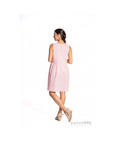 VESTIDO SEÑORETTA TAPETA RAYAS 231151 TALLAS: m, l; COLOR: unico Temporada: summer 23 -   - PEPI GUERRA