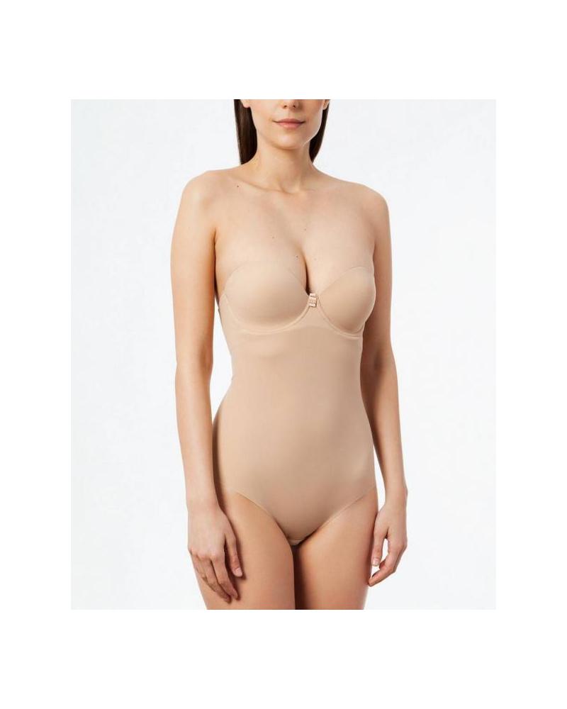 BODY SIN TIRANTES IVETTE BRIDAL ''SECOND SKIN''   -   - PEPI GUERRA