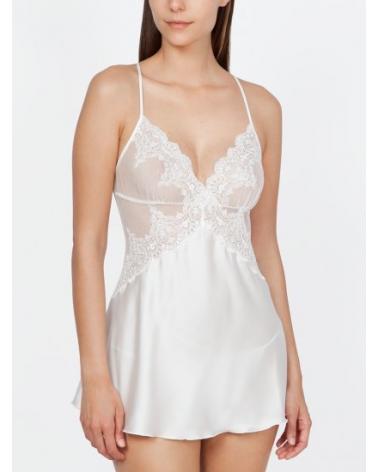 43022 CAMISON RASO COLOR: marfil, negro, nude, silver; TALLAS: s, m, l, xl Temporada: ver15 - NOVIAS Ropa interior