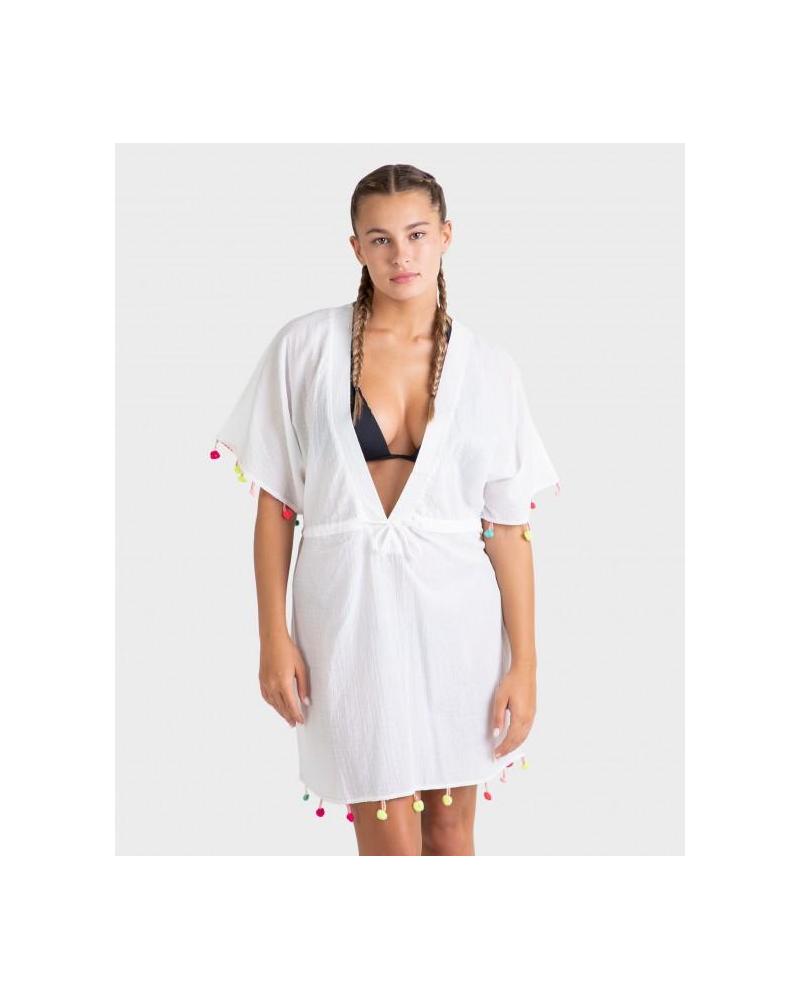 PLAYERAS SRA M/C POMPONES L237410