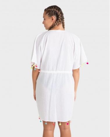 PLAYERAS SRA M/C POMPONES L237410