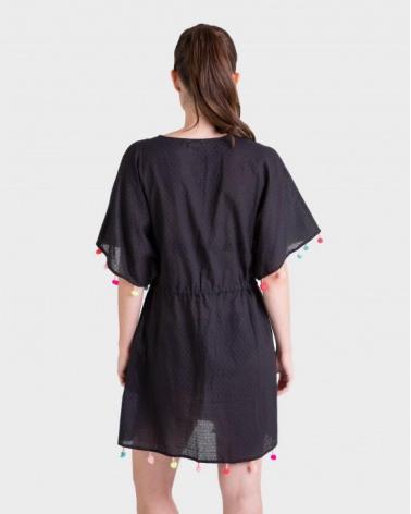 PLAYERAS SRA M/C POMPONES L237410