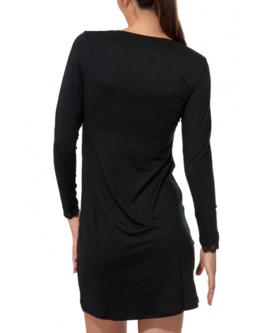 CAMISOLA MANGA LARGA MODAL ANTIGEL ENA1306 COLOR: gris, negro; TALLAS: l, xl Temporada: anteriores - Toda la lencería