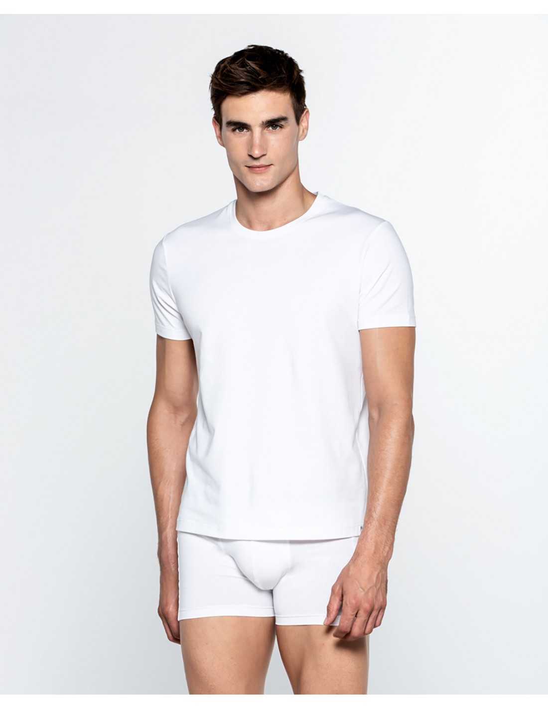 Camiseta Punto Blanco cuello redondo Ecologix TALLAS: s, m, l, xl; COLOR: blanco, negro Composición: algodón - HOMBRE 