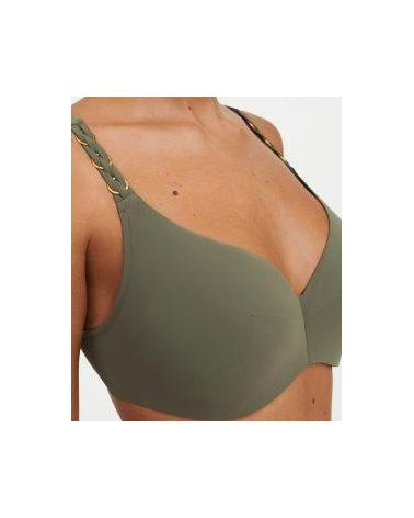 TOP BIKINI CHANTELLE 17T10 COPA D TALLAS: 100, 105; COLOR: kaki Temporada: summer 23 - Inicio  - PEPI GUERRA