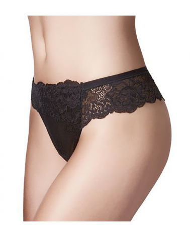 TANGA GRETA JANIRA TALLAS: s, m; COLOR: negro, dune Temporada: ver18 - Todas las braguitas mujer online  - PEPI GUERRA