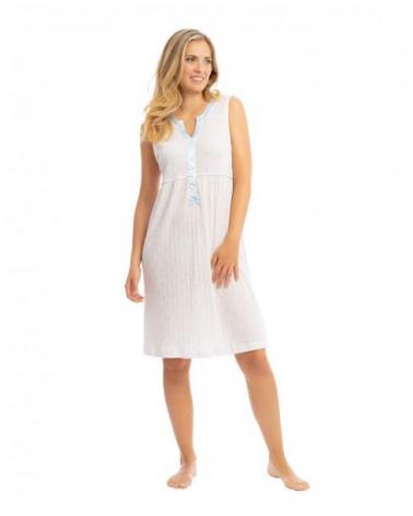 CAMISON SIN MANGAS LOHE V233233 COLOR: marfil; TALLAS: l, xl, xxl Temporada: summer 23 - Toda la lencería de noche de